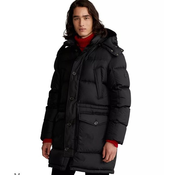 POLO RALPH LAUREN Men's Water-Repellent Down Coat New w/Tag $398 - Picture 1 of 7